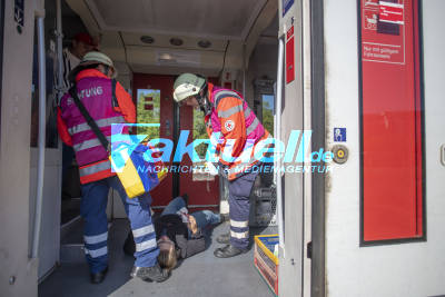 Notfallübung im Bahnhof Nürtingen – Rettungsdienste proben den Ernstfall