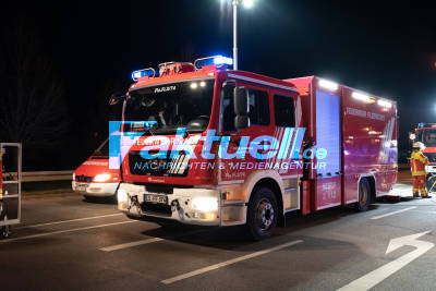 Großübung der Feuerwehren in Filderstadt im Tunnel der B312 - Über 150 Einsatzkräfte im Einsatz