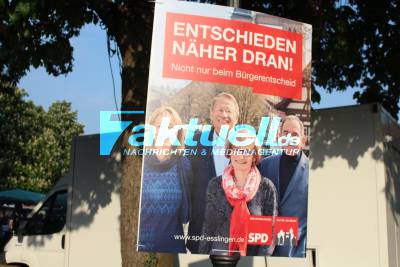 Kommunalwahlkampf Esslingen 
