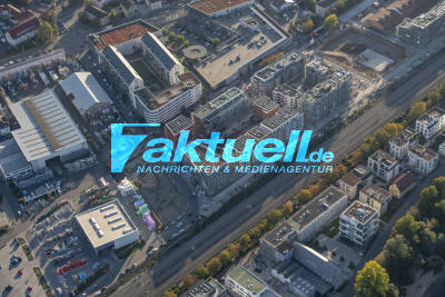 Luftbilder: Tübingen - insbesondere Baustelle ehem. Güterbahnhof-Areal