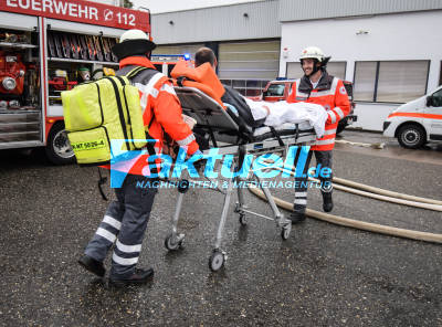 Feuerwehren üben den Ernstfall in Neckartailfingen