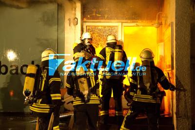 Vereinsheim des TSV Kleinglattbach steht lichterloh in Flammen
