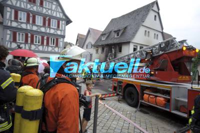 Dönerbude in Besigheim in Vollbrand, drei Verletzte durch Rauchgasvergiftung