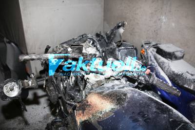 Tiefgaragenbrand nach Selbstentzündung eines Motorrades