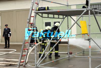 Die Feuerwehr Marbach holt sich das Leistungsabzeichen in Gold