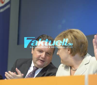CDU Landesparteitag in Ludwigsburg - Rede Angela Merkel - Wahl Thomas Strobl