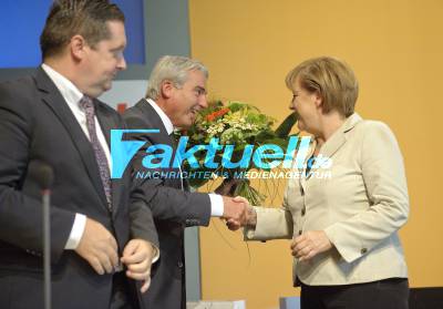 CDU Landesparteitag in Ludwigsburg - Rede Angela Merkel - Wahl Thomas Strobl