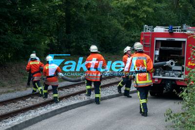 Großübung im EnBW Kraftwerk Walheim