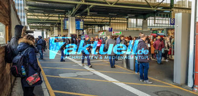 Bundesweiter Bahnstreik führt auch am Stuttgarter Hauptbahnhof zu erheblichen Chaos