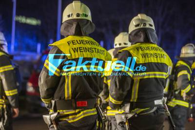 Brand in einer Produktionshalle in Weinstadt-Endersbach