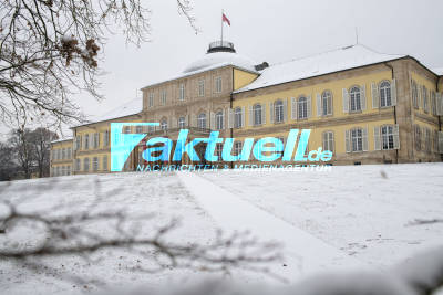 Schnee-Impressionen am Schloss Hohenheim - Universität Hohenheim