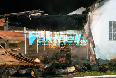 Vollbrand nahe Gemeinschaftsunterkunft in Vaihingen-Horrheim