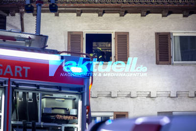 Stuttgart Ost - Talstraße - 2 Verletzte nach Wohnungsbrand