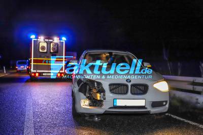 Unfallflucht mit gestohlenem VW! Kurioser Verkehrsunfall im Kraichtal: Geklauter VW-Fahrer kracht in BMW und flüchtet - 1 Verletzte