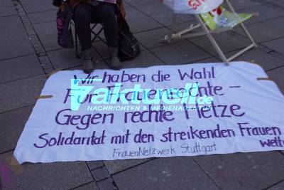 Stuttgart Mitte: Kundgebung zum Weltfrauentag