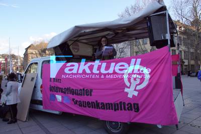 Stuttgart Mitte: Kundgebung zum Weltfrauentag