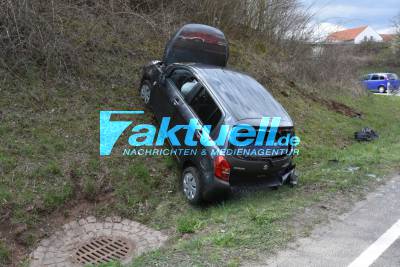 Kreuzungscrash auf der B39 Höhe Rauenberg - 1 Person wurde dabei Verletzt