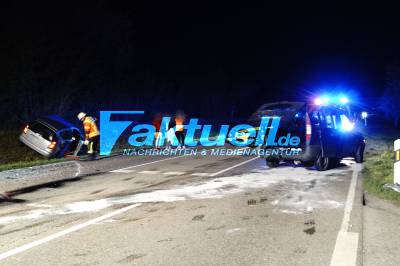 18-Jährige missachtet Vorfahrt auf der L1115 - 2 Personen verletzt