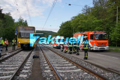 Stuttgart Süd: Person von Stadtbahn erfasst