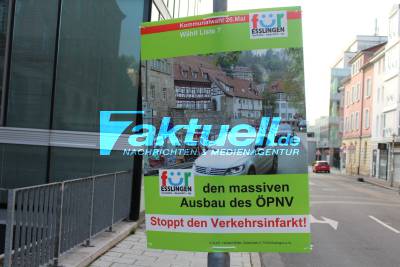 Kommunalwahlkampf Esslingen 
