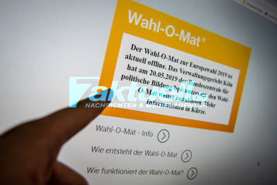 Wahl-O-Mat zur Europawahl 2019 offline: Verwaltungsgericht Köln untersagt den Betrieb