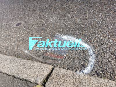 [UPDATE Bild & Video] ES-Oberesslingen, PKW kollidiert an Kreuzung mit Motorrad, Fahrer schwer verletzt. 