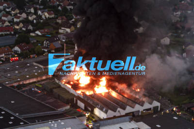 Update: Großbrand in Durlangen war offenbar Brandstiftung - über 4,5 Millionen Euro Schaden