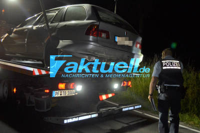 Mit Haftbefehl gesuchter 24-Jähriger verunfallte alkoholisiert und wurde festgenommen