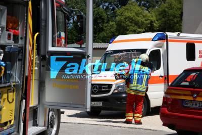Deggingen Dachstuhlbrand nach Versuch Wespennest zu beseitigen 2 Bewohner und Vögel werden gerettet
