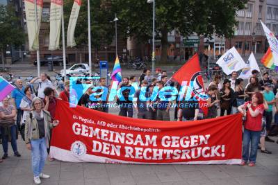 Demo gegen Homophobie am Marienplatz