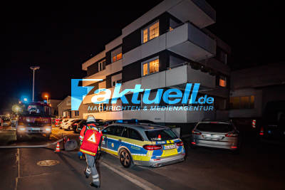 Brandalarm in Wendlingen, Evakuierung von Mehrfamilienhaus, Keramikofen in einer Firma verursachte den größeren Einsatz