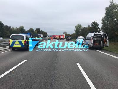 Tödlicher Verkehrsunfall auf der A6 bei Öhringen