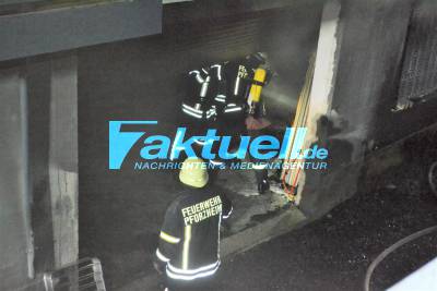 Pforzheim - Brand im Kellergeschoss eines Mehrfamilienhauses