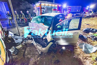 Mercedes rast in der Nacht zum Heiligabend auf Staumauer - 41-Jähriger stirbt im Krankenhaus