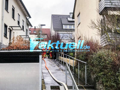 Brand an Heiligabend- Feuerwehren im Einsatz in Denkendorf 