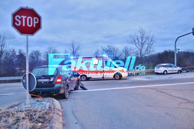 Seniorenunfall in Winnenden - 78 jähriger missachtet Vorfahrt und kollidiert mit 86 jährigem Ford-Fahrer