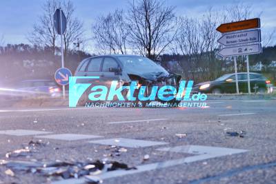 Seniorenunfall in Winnenden - 78 jähriger missachtet Vorfahrt und kollidiert mit 86 jährigem Ford-Fahrer
