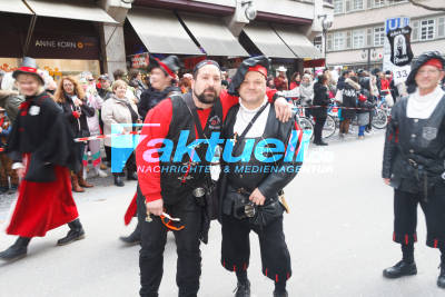 Grosser Faschingsumzug in der Stuttgarter City