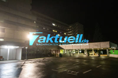 Coronavirus-Fall im LK Göppingen (BW) - Aktuelle Bilder aus der Nacht von der Klinik am Eichert