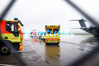 Covid-19-Patienten aus Frankreich in Stuttgart: Luftwaffe verlegt Corona-Infizierte von Straßburg nach Ulm
