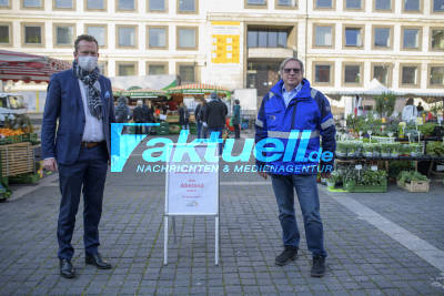 Stuttgarter Wochenmarkt: Geschäftsführer und Teamleiter der STUTTGARTER MÄRKTE GMBH