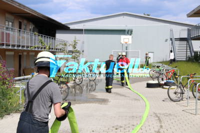Brand in Flüchtlingsunterkunft in Murr