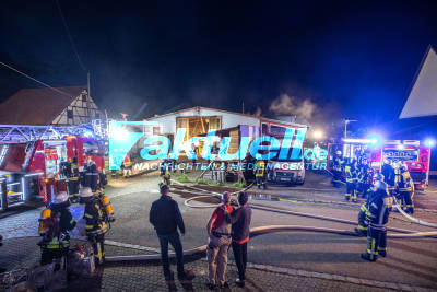 Brand in einer Schreinerei führt zu Feuerwehreinsatz