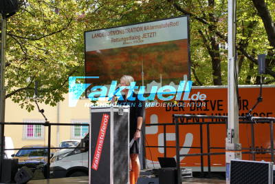 Stuttgart Mitte: Alarmstufe Rot Veranstaltungsbranche demonstiert auf dem Karlsplatz