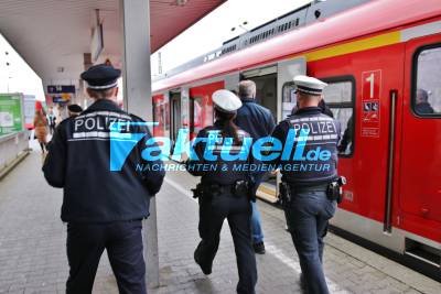 Großangelegte Maskenkontrolle in den Öffentlichen Verkehrsmitteln und am Bahnsteig rund um Waiblingen