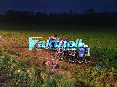 2 Personen bei heftigem Frontalzusammenstoß schwer verletzt