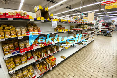 Es geht wieder los: Leere Supermarktregale - Come-back der Hamsterkäufe