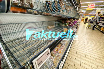 Es geht wieder los: Leere Supermarktregale - Come-back der Hamsterkäufe