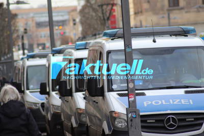 Querdenker Kundgebung Heilbronn mit Lautstarkem Gegenprotest