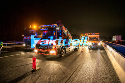 Schwerer Verkehrsunfall bei Organtransport mit Sonderrechten: PKW dreht sich auf der BAB 8 - Polizei muss Organ übernehmen und mit Blaulicht weiter transportieren
